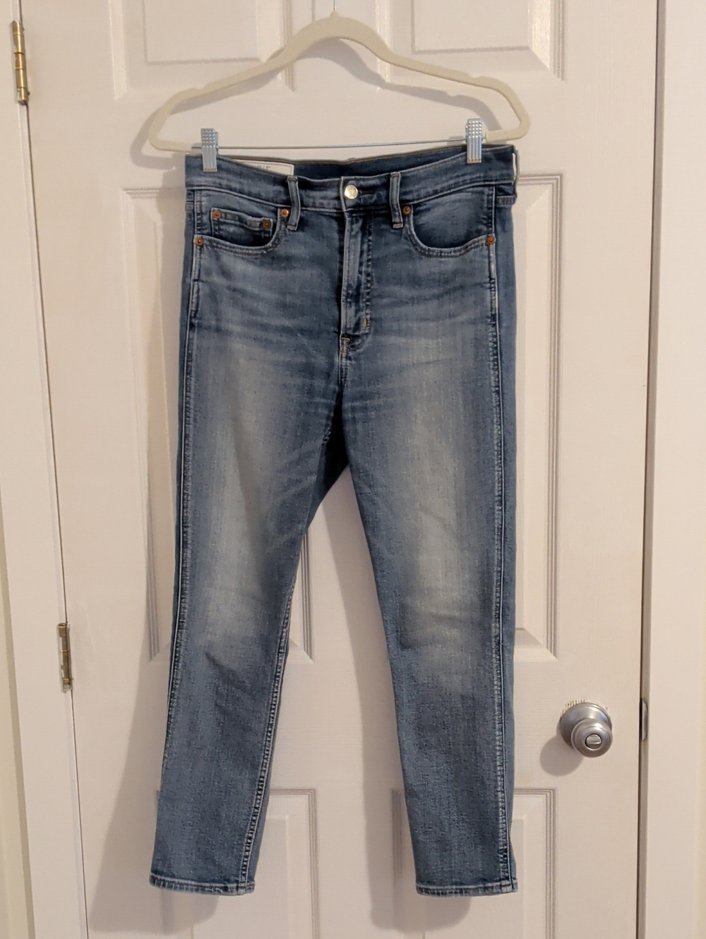 GAP Light Blue Cropped Slim Jeans